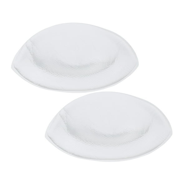 2 almohadillas de silicona para el pecho, inserto de silicona, almohadilla invisible para sujetador (abulón transparente)