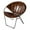 Brown Leather, variant on Butler Specialty Company Harlan 18" Seat Height Leather Accent Chair-Black