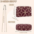 thumbnail image 4 of FORMRS Women Crossbody Purse with Chain Strap Vegan Leather Shoulder Handbag, Red Circles, 4 of 7