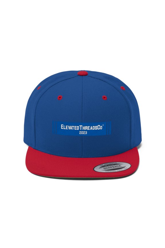 Unisex Flat Bill Hat
