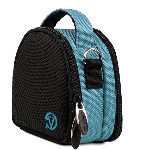 VANGODDY Mini Laurel Travel Camera Protector Case Shoulder Bag fits Compact Digital Cameras [Canon, Nikon, Samsung, Sony, Olympus, etc.] up to 4in x 3in
