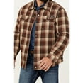 thumbnail image 3 of Justin Men's Jackson Plaid Print Snap Shacket - J-1458-RST, 3 of 4
