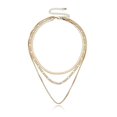 thumbnail image 4 of Collar punk en capas con hueso de serpiente, gargantilla, collar minimalista, cadena, joyería para mujeres y niñas., 4 of 4