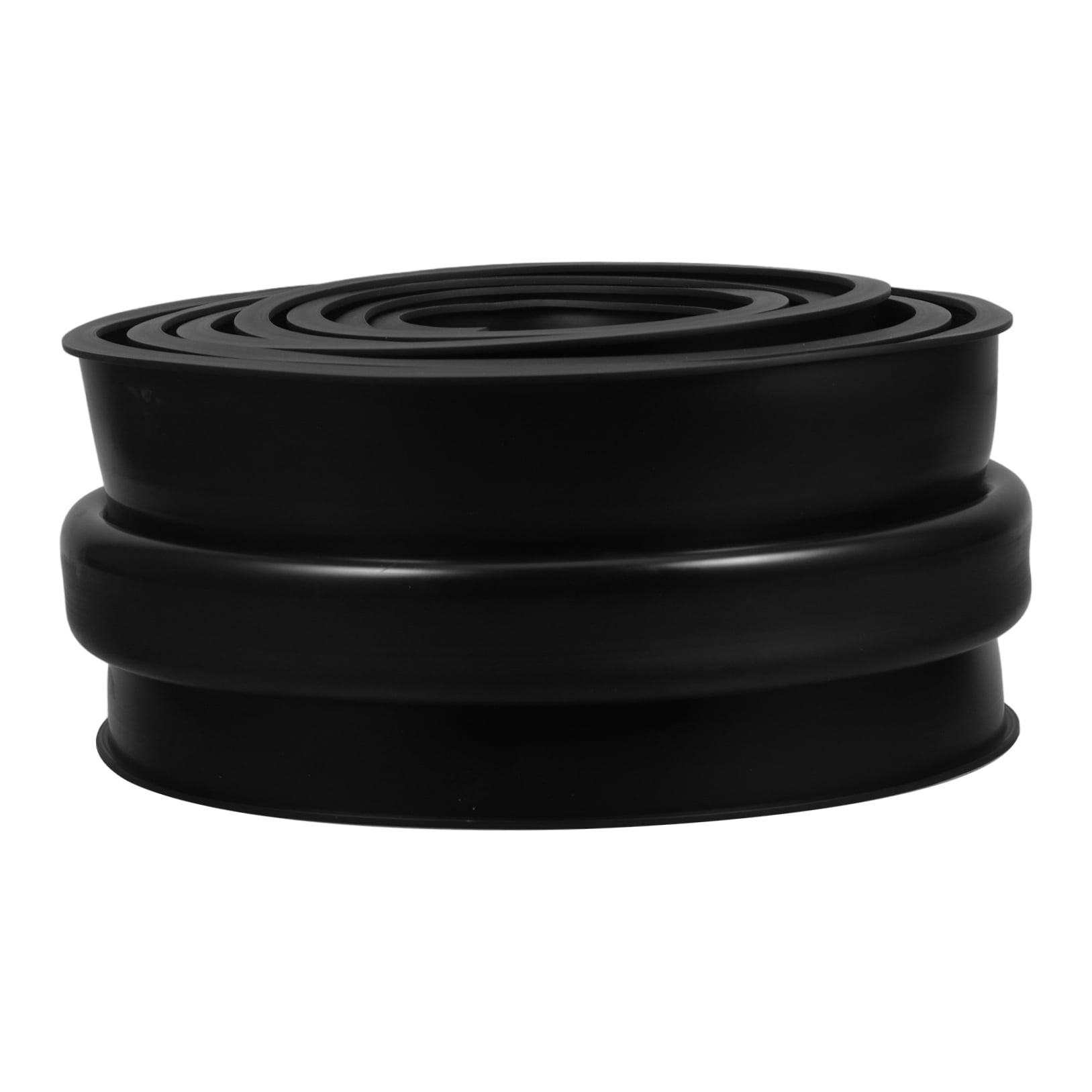 Raindrops Black Rubber Garage Door Bottom Seal Weatherproof Strip, 1 Set for Door and Energy Efficiency