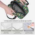 thumbnail image 3 of Fuzoiu Cartoon Turkey Print Insulated Lunch Bag for Women Men Large Reusable Lunch Box Adult Leakproof Portable Cooler Tote Bags for Work Picnic, 3 of 7
