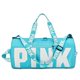 thumbnail image 2 of Bolsa de viaje rosa para mujer, bolsa de lona de entrenamiento de Fitness para viaje, bolsa de equipaje deportiva impermeable de gran capacidad para gimnasio Fivean unisex, 2 of 2
