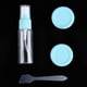 thumbnail image 2 of 4 unids/set portátil reutilizable vacío maquillaje botella con pulverizador loción crema tarros contenedor Kit (azul), 2 of 5
