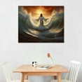 thumbnail image 3 of COMIO Jesus Christ Canvas Wall Art, Christian Decor With Modern Religion, is Perfect To add Faith and Inspiration To your Home or Office, 3 of 5