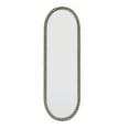 thumbnail image 3 of Bathroom Mirror Iron Art Oval Retro Mirror, Antique Effect,Wall Hanging,Suitable For Living Room,Bedroom, Entrance (Silver),Wall Mirror, 3 of 6