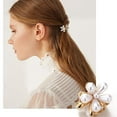 thumbnail image 1 of FcBaudy Hair Clips for Women,Hair Clips for Styling,Hair Clips for Girls Pearl Claw Clip,Small Pearl Clip Chrysanthemum Top Clip Claw Clip, 1 of 9