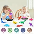 thumbnail image 2 of Fftroc Montessori Toys Regalos para niños de 2 3 4 años - Juguetes de dinosaurios apilables de madera para niños de 2-4 3-5 Regalos para niños pequeños Ideas de regalos de cumpleaños, 2 of 5