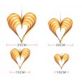 thumbnail image 4 of 4Pcs/Set Heart Shape Pendant Glitter Cardboard Hanging Valentine Showcase Decor, 4 of 8
