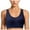 Blue, variant on COMVALUE Womens Sport Seamless Racerback Sports Bra (Blue, S)
