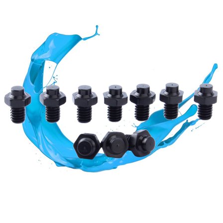 Zehuanyu 10 PCS Fixed Gear Bike Pedals 0.90X0.35X0.90CM Black