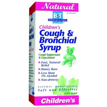 Boericke & Tafel Children's Cough & Bronchial Syrup 4 oz (Best Cough Medicine For 13 Year Old)