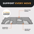 thumbnail image 4 of BalanceFrom 10ft x 4ft x 2in 4-Panel All-Purpose Folding Gymnastics Mat, Blue, 4 of 11