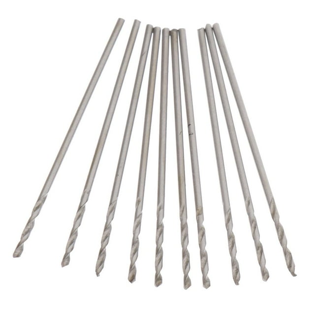 10Pcs Usure Tige Droite Coupe à Travers les Métaux Durs, Longue Durée 0.8mm