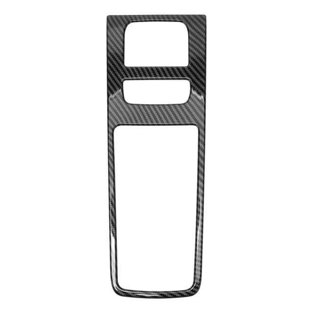 Cubierta del panel de cambio de marcha Unique Bargains para Toyota Harrier 80 Series, impermeable, cubierta de adorno del panel de interruptores de consola interior, fibra de carbono negra, 1 pieza