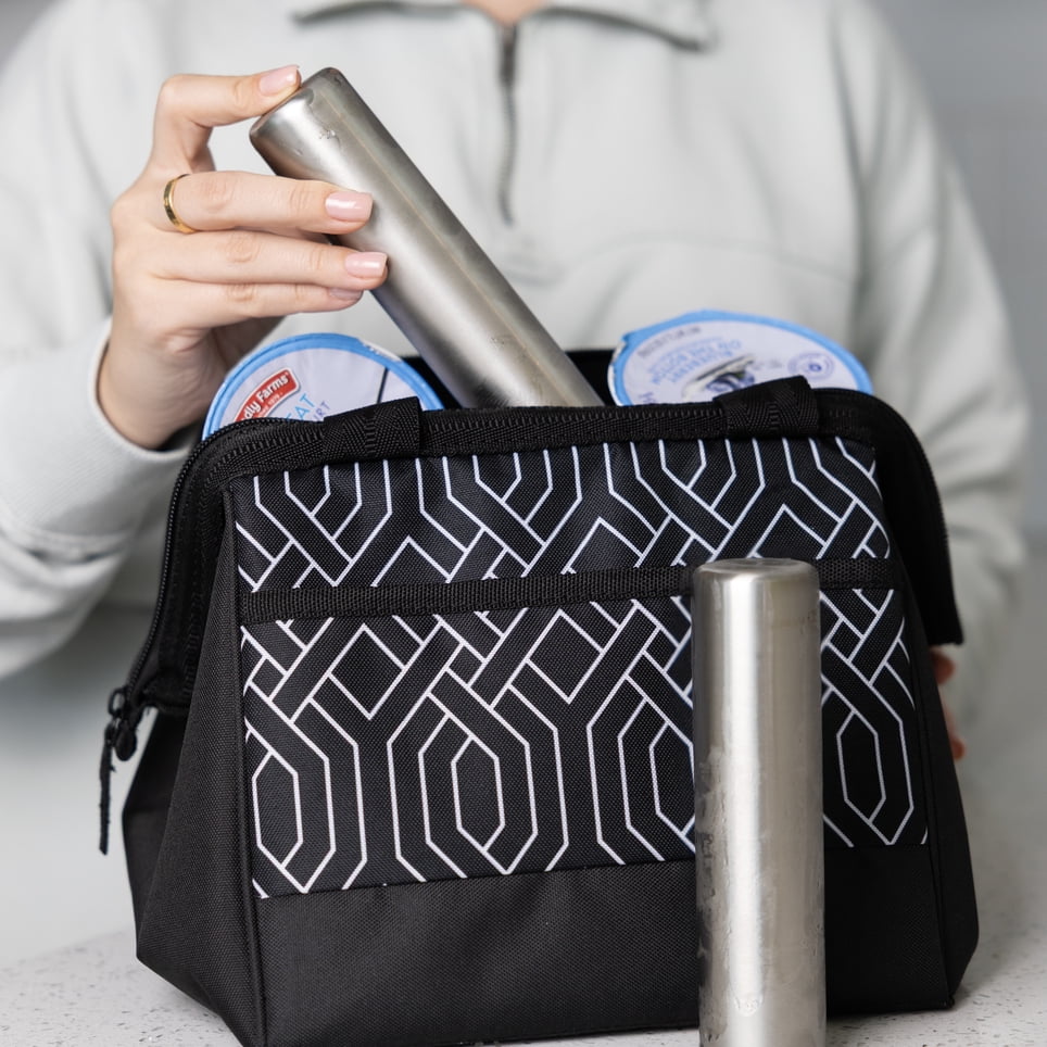 Outset Stainless Steel Cylinder Ice Packs, Set of 2 Reusable Travel Coolers, 6.3" x 1.6” Ideal For Lunch Boxes