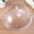 thumbnail image 4 of 1Pc Acrylic Round Food Cover Durable Food Tent Food Insulation Dustproof Lid for Home Bread Dessert Dish Transparent (12-inch 31cm Random Style Carry, 4 of 4