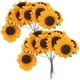 thumbnail image 4 of 100 mini girasoles artificiales de papel para decoración de bodas (naranja), 4 of 6