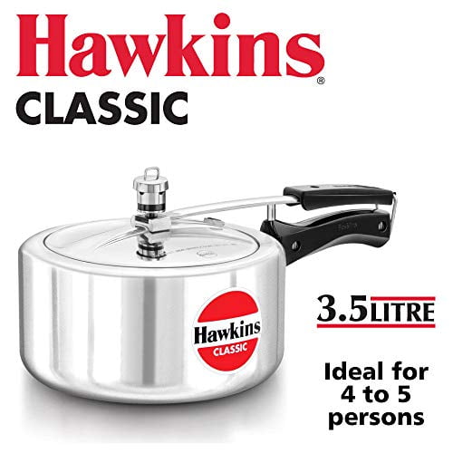 Hawkins HACL35 Nouvelle Cuisinière Classique 3.5L, Petite, Argentée