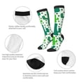 thumbnail image 4 of Bingfone Compression Socks for Women and Men Long Socks for Running Athletic Cycling Nurse-Cactus 1, 4 of 8
