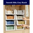 thumbnail image 7 of Kitsure Closet Organizers and Storage - Stackable Storage Drawers, Multi-Purpose Closet Organizer Set for Closet Storage, 8-Pack, 16.6" x 13.1" x 6.7" Each, 7 of 7