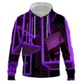 thumbnail image 1 of Sudadera con capucha y cremallera con tecnología digital para hombre, sudadera con estampado 3D por todas partes, chaqueta informal, ropa para otoño y primavera, 1 of 6