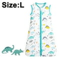 thumbnail image 1 of Sac de Couchage Sans Manches en Coton Super Doux, Léger et Respirant pour Bébés avec Protection à Glissière, 1 of 8