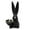 #019, variant on syligr Resin Easter Bunny Garden Statue Outdoor Decor Yard Patio Spring Home Decoration Hand Painted Sculpture Weather Resistant Art Craft 8 Inch Tall Gift