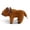 Brown, variant on Soft Buffalo Plush Toy 15.8x9.8x3.9 in Realistic Stuffed Animal Figurine for Shelf Sofa Gift for Animal Lovers