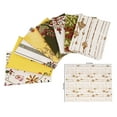 thumbnail image 5 of Soimoi 8 Pc Fat Quarter Bundle,BlockPrint 18"x 22"DIY Patchwork-100% CottonPre-Cut Quilting Fabric White & Yellow, 5 of 7