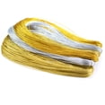 thumbnail image 4 of 3 uds., Hilo de plata dorado, cuerda decorativa para manualidades, cuerda para hacer joyas, cuerda navideña, cuerda colorida plateada, plata dorada, dorada, 4 of 5