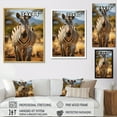 thumbnail image 4 of Designart "Walking In Zebra Africa II" Animals Floater Framed Wall Art Print, 4 of 7
