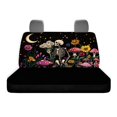 thumbnail image 6 of Psesaysky Car Back Seat Covers for Auto Interior Automotive, Skeleton Floral Mushroom 2 Pack Car Rear Seat Protectors Protects Against Dirt Easy to Install, 6 of 7