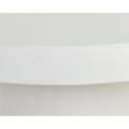 thumbnail image 2 of Dewson 36" Table Basse Ronde en Béton Moderne en Blanc, 2 of 3