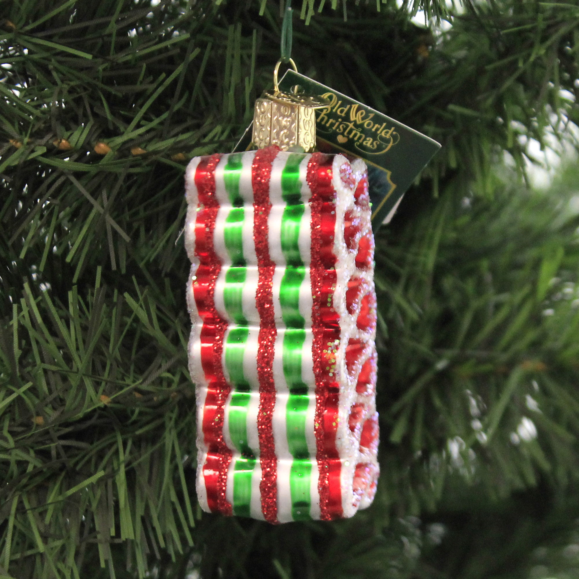 Ribbon Candy Glass Ornaments by Old World Christmas - your choice