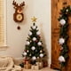 thumbnail image 5 of Adorno Navideño Colgante para Árbol de Navidad con Forma de Macaron de Goma Eva | Rosa | 28X12X12 Cm | Adorno Colgante Ligero | Decoración para Fiestas Navideñas, 5 of 6