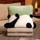 thumbnail image 2 of Regalos de panda para niños y niñas, manta de panda súper suave, almohada decorativa, 2 of 5