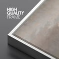 thumbnail image 4 of PixonSign Framed Canvas Print Wall Art Dark Brown Storm Cloud Landscape Abstract Shapes Illustrations Modern Art Decorative Minimal Relax/Calm for Living Room, Bedroom, Office - 24"x36" White, 4 of 5