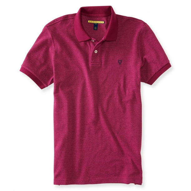 Polo de Rugby Aeropostale Morado Hombre Pequeño