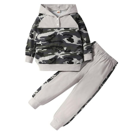 

Baby 1z Toddler Boys Girls Long Sleeve Camouflage Prints Hoodie T Shirt Tops Pullover Pants Outfits Baby Girl Welcome