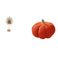 thumbnail image 1 of Escultura Nórdica Abstracta De Hoja De Metal Y Almohada De Peluche De Calabaza De Halloween, Figura Decorativa Para Decoración Creativa De Mesa, Fiesta Y Dormitorio., 1 of 8