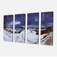 thumbnail image 2 of Frosty Day in Mountains Panorama - Landscape Canvas Art Print, 2 of 3