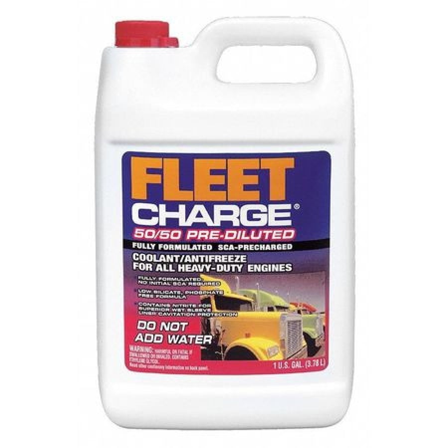Fleet Charge 50/50 Antifreeze Coolant, 1 Gallon, FCAB53
