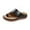 A-Black57, variant on Women's Slides Slippers Summer With Toe Post Design Massage Insole Slide Sandals Beach And Casual Outings Shoes