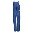 thumbnail image 5 of Women Jeans Jumpsuit Casual Oversized Boyfriend Baggy Denim Overall Romper Pants, 5 of 5
