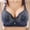 Blue, variant on Idoravan Women's Full Coverage Bra Woman's Comfortable Lace Breathable Bra Underwear No Rims