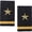 one bar, variant on Yvsxxv 1Pc 2 Bars Merchant Navy Uniform Shoulder Sewing Patch Uniform Accessory